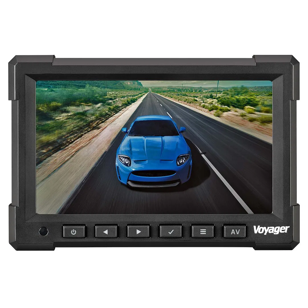 VOM718 – ASA Video Monitor, 7 Inch Screen LCD Display 480 x 234 Resolution 3 Camera Inputs With Built-In Speaker NTSC...